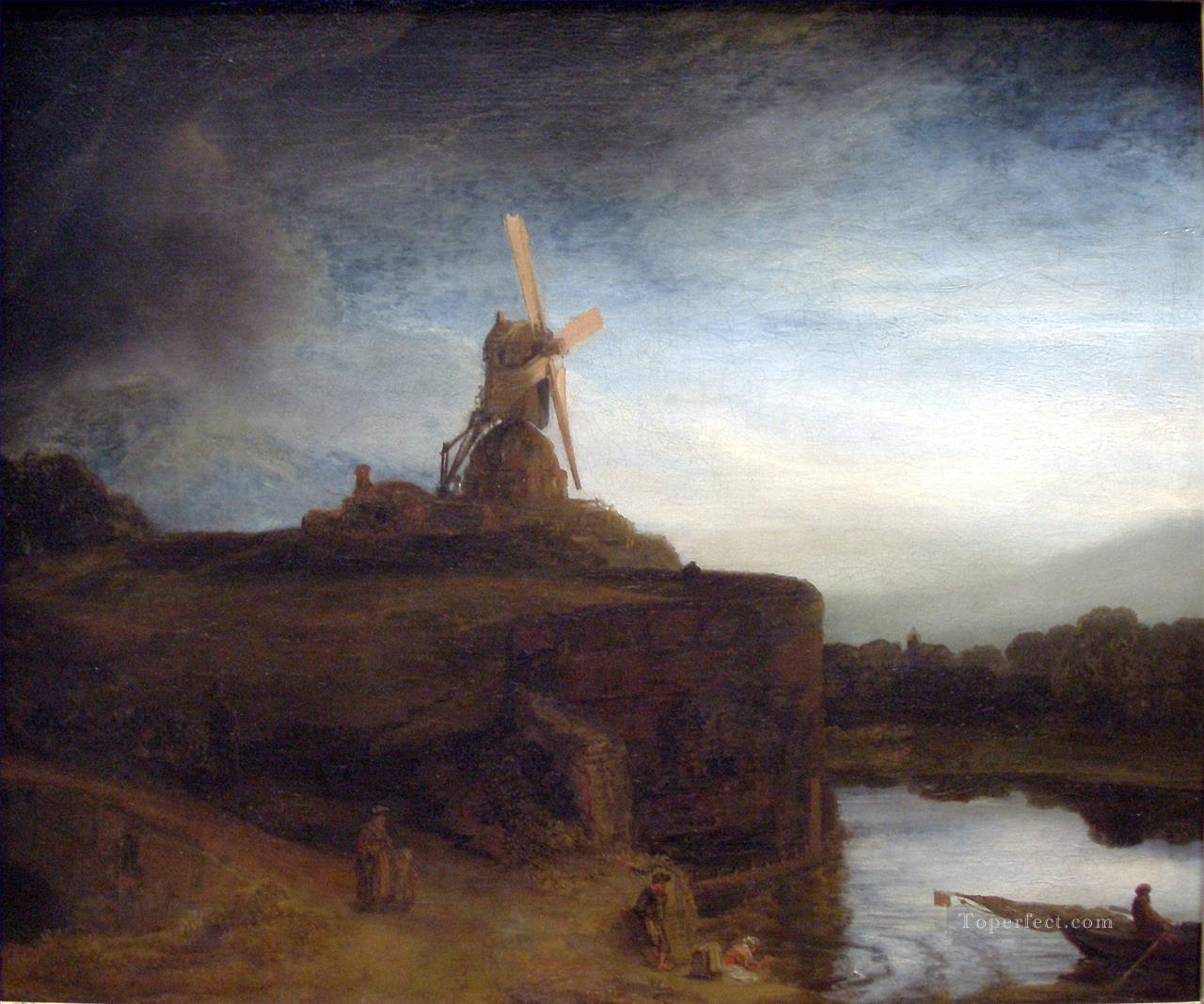 El Molino Rembrandt Pintura al óleo